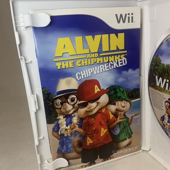 Alvin and the Chipmunks: Chipwrecked (Nintendo Wii, 2011)‎ Complete - Picture 2 of 7